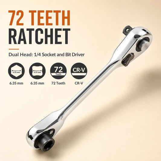 Mini Double Ended Ratchet Wrench