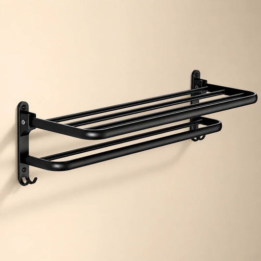Foldable Steel Wall Mount Towel Rack