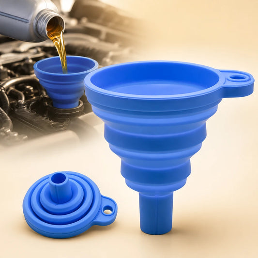 Collapsible Silicone Car Funnel
