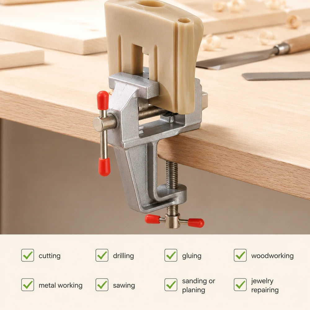 Mini Aluminum Bench Vise