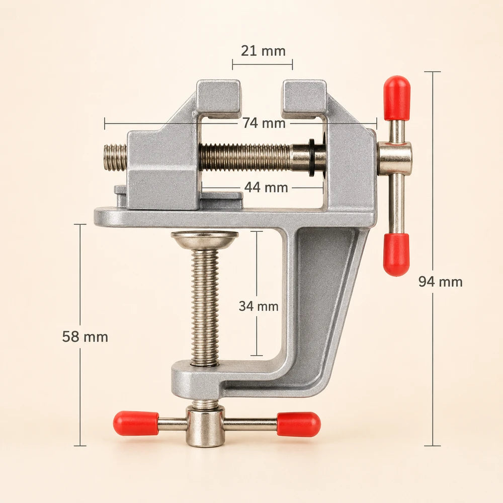 Mini Aluminum Bench Vise