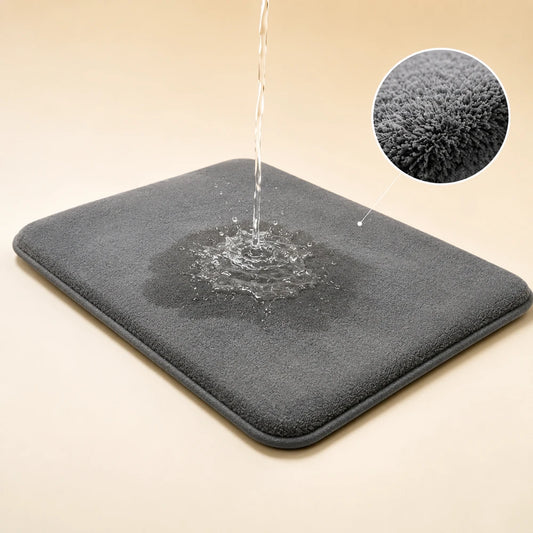 Coral Velvet Non Slip Bath Mat
