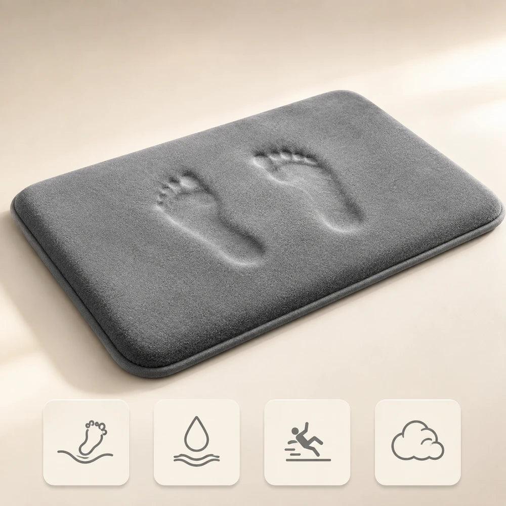 Coral Velvet Non Slip Bath Mat