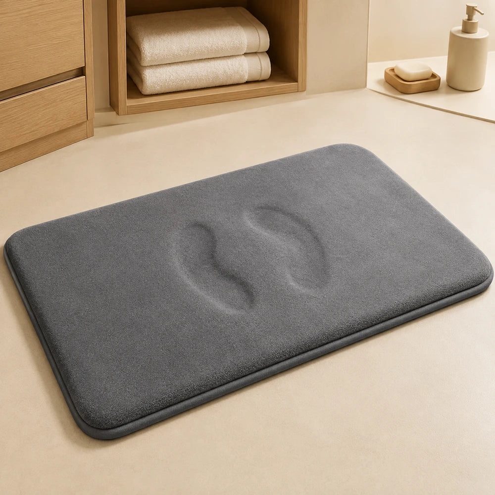 Coral Velvet Non Slip Bath Mat