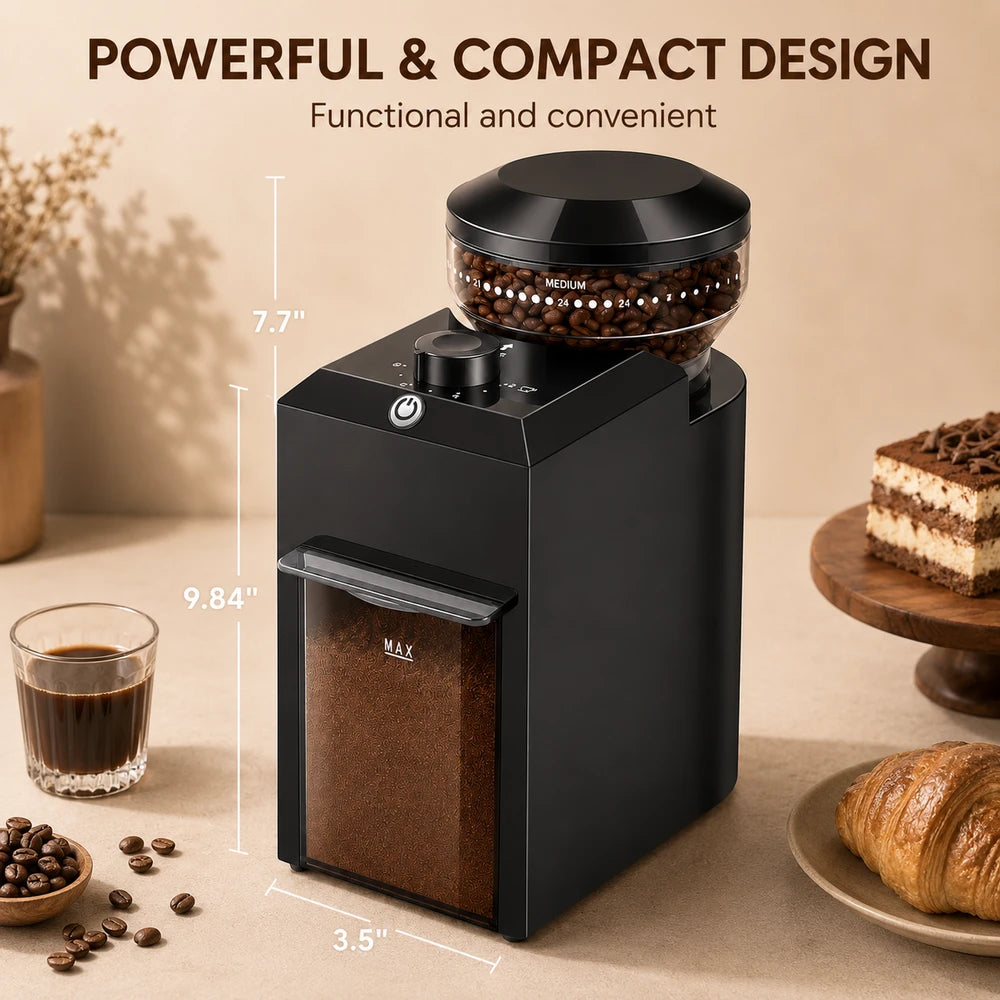 Electric Burr Coffee Grinder