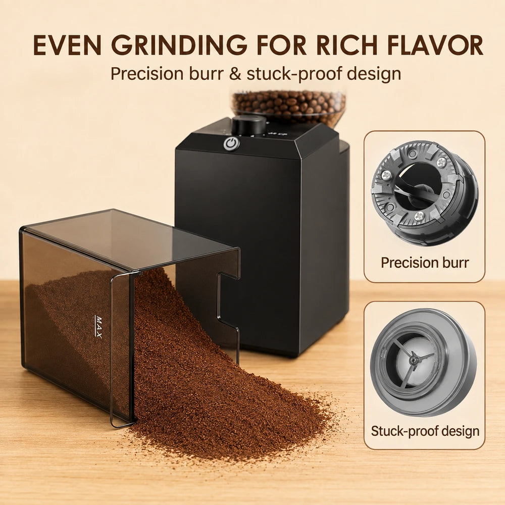Electric Burr Coffee Grinder