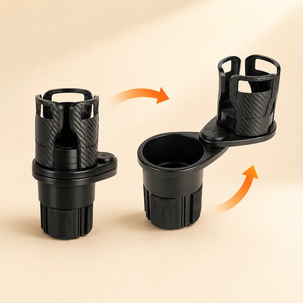 Rotating Dual Car Cup Holder