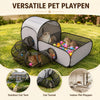 Foldable Cat Tent With Tunnel