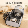 Foldable Cat Tent With Tunnel