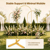 Gold Metal Arch Backdrop Stand
