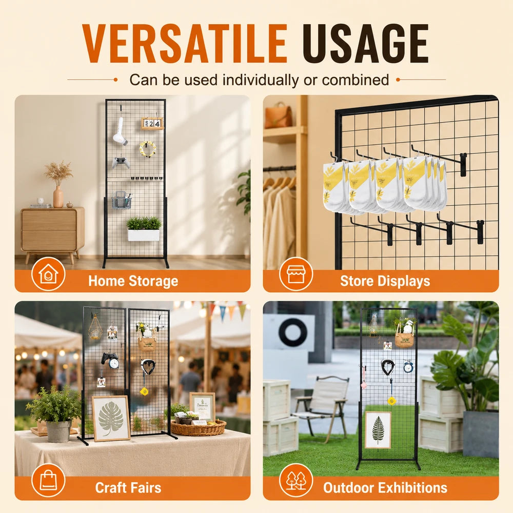 Double Sided Gridwall Panel Tower