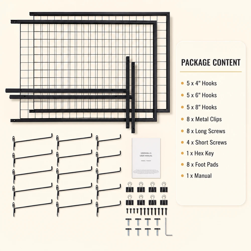 Double Sided Gridwall Panel Tower