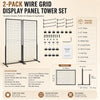 Double Sided Gridwall Panel Tower
