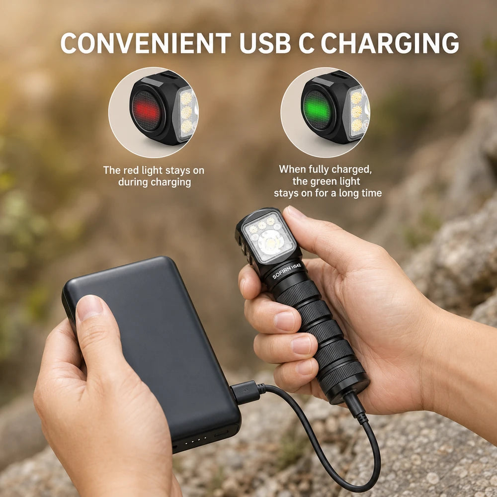 SOFIRN HS42 Rechargeable Headlamp