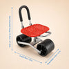 Adjustable Iron Garden Rolling Cart