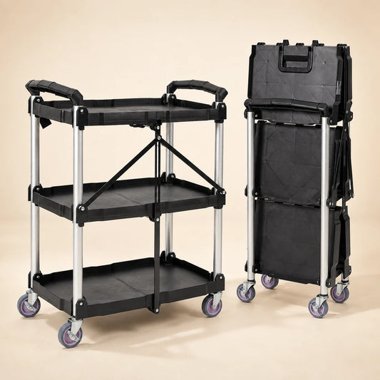 Folding Rolling Utility Cart