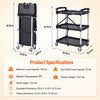 Folding Rolling Utility Cart