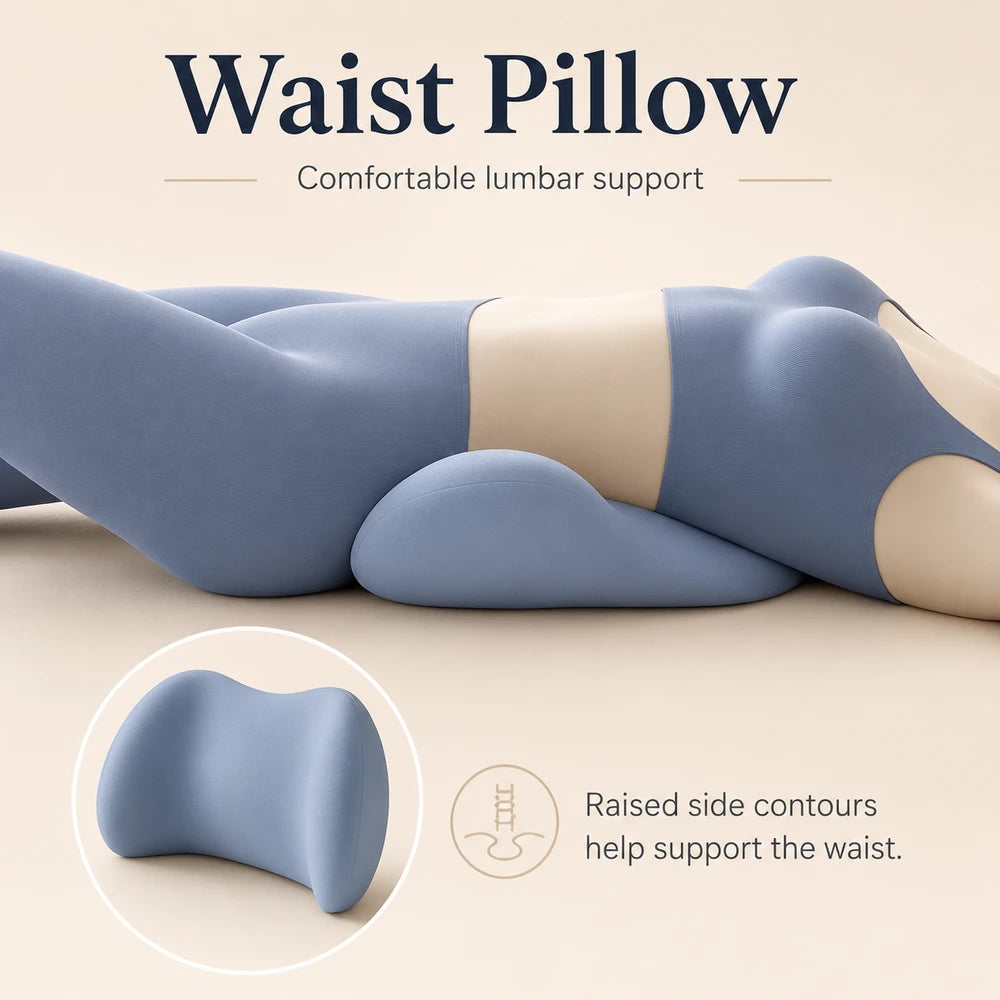 Ergonomic Memory Cotton Lumbar Pillow