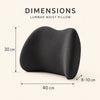 Ergonomic Memory Cotton Lumbar Pillow