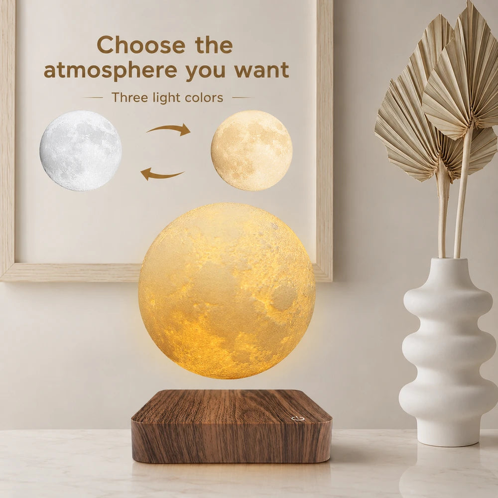 Magnetic Levitating Moon Lamp