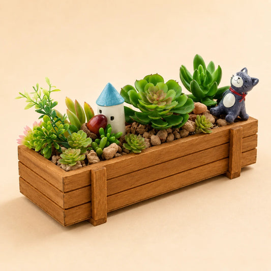 Retro Wooden Storage Box