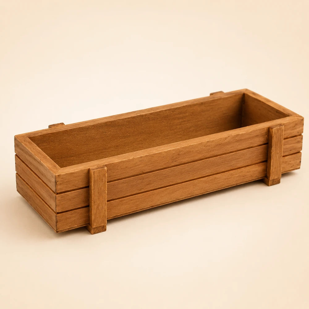Retro Wooden Storage Box