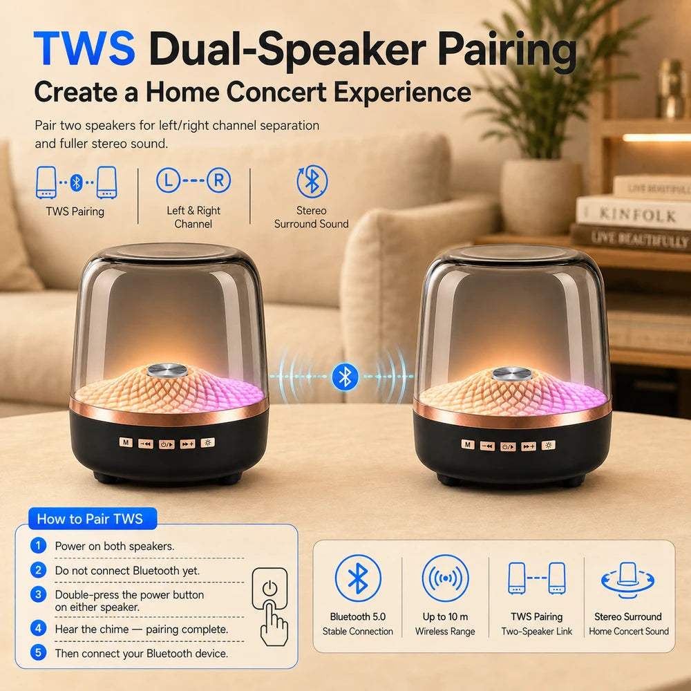 Portable Wireless Bluetooth Soundbar
