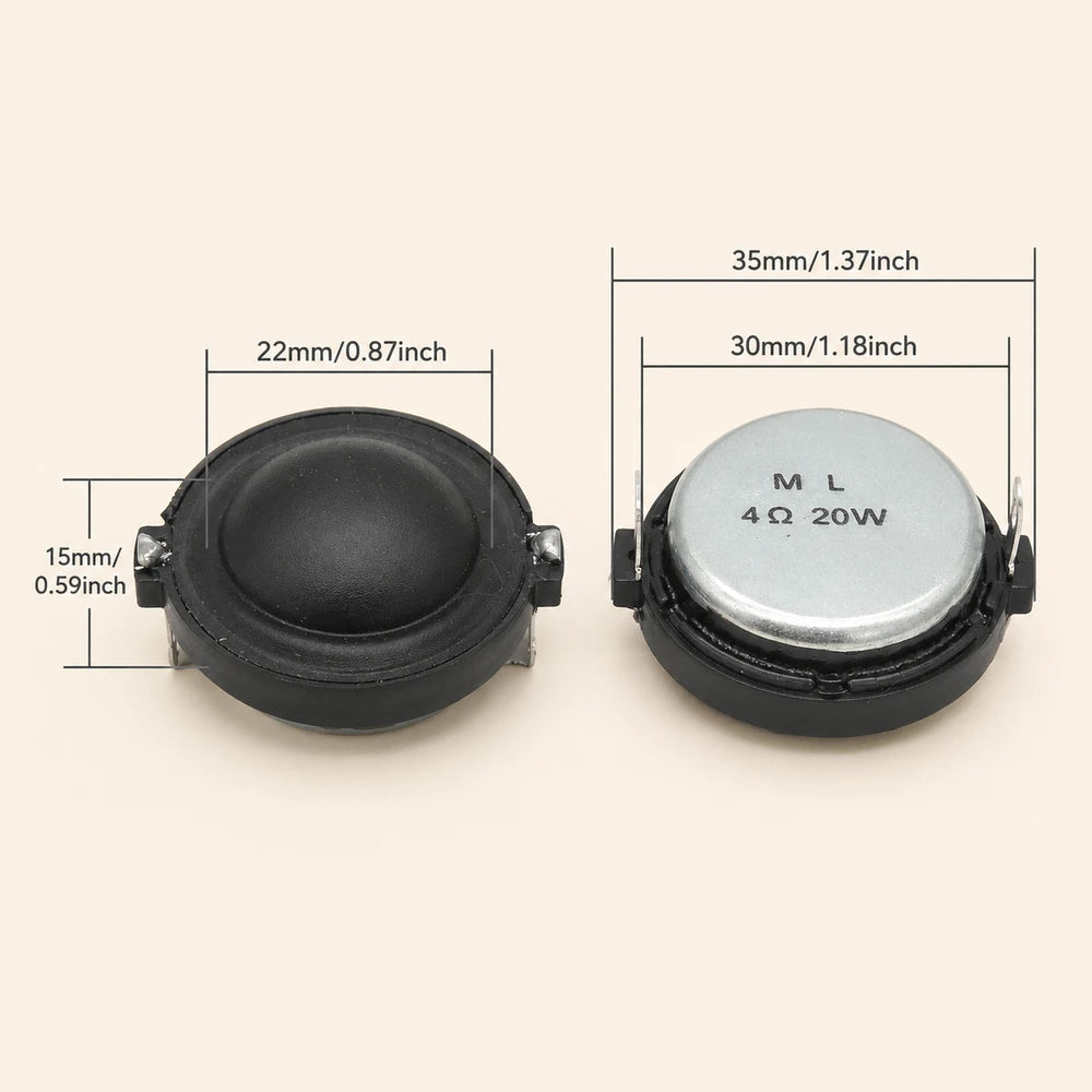 Silk Film Mini Tweeter Speakers