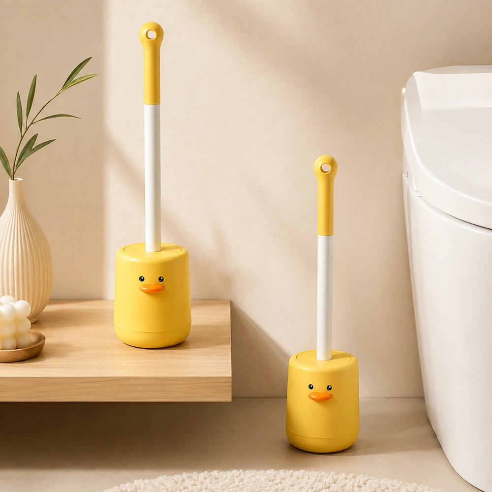 Silicone Flat Head Toilet Brush