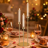 Gold Acrylic Candelabra Centerpiece