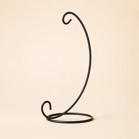 Hanging Iron Candlestick Glass Ball Lantern Stand