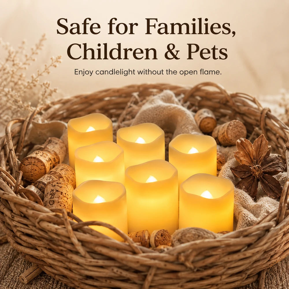 Flameless LED Tea Light Set