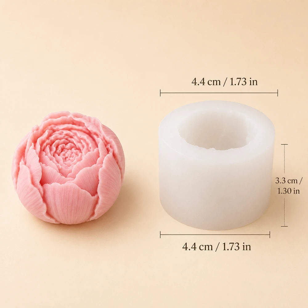 Rose Flower Silicone Mold