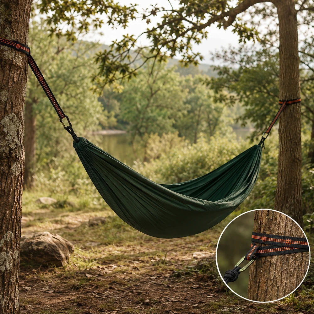 Reinforced Polyester Hammock Straps