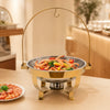 Gold Round Chafing Dish