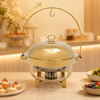 Gold Round Chafing Dish