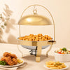Gold Round Chafing Dish