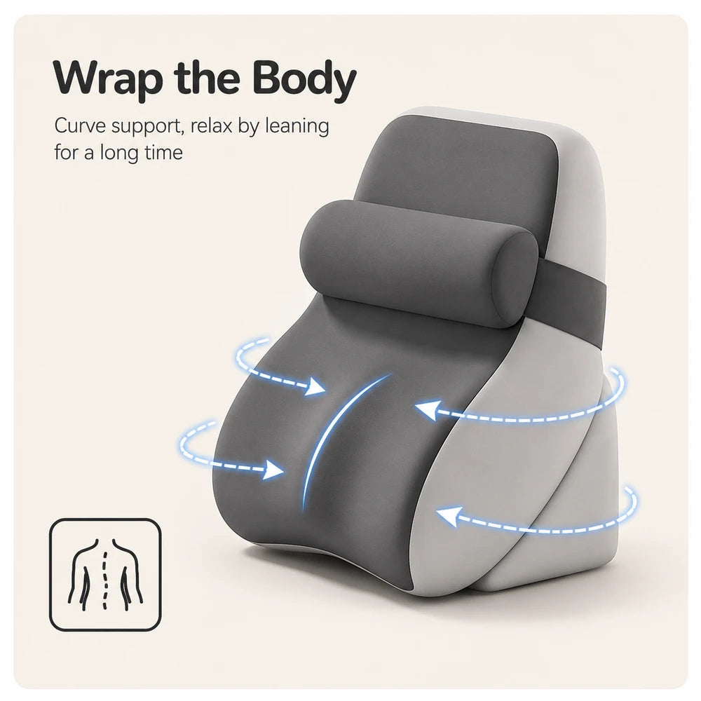 Ergonomic Wedge Reading Pillow