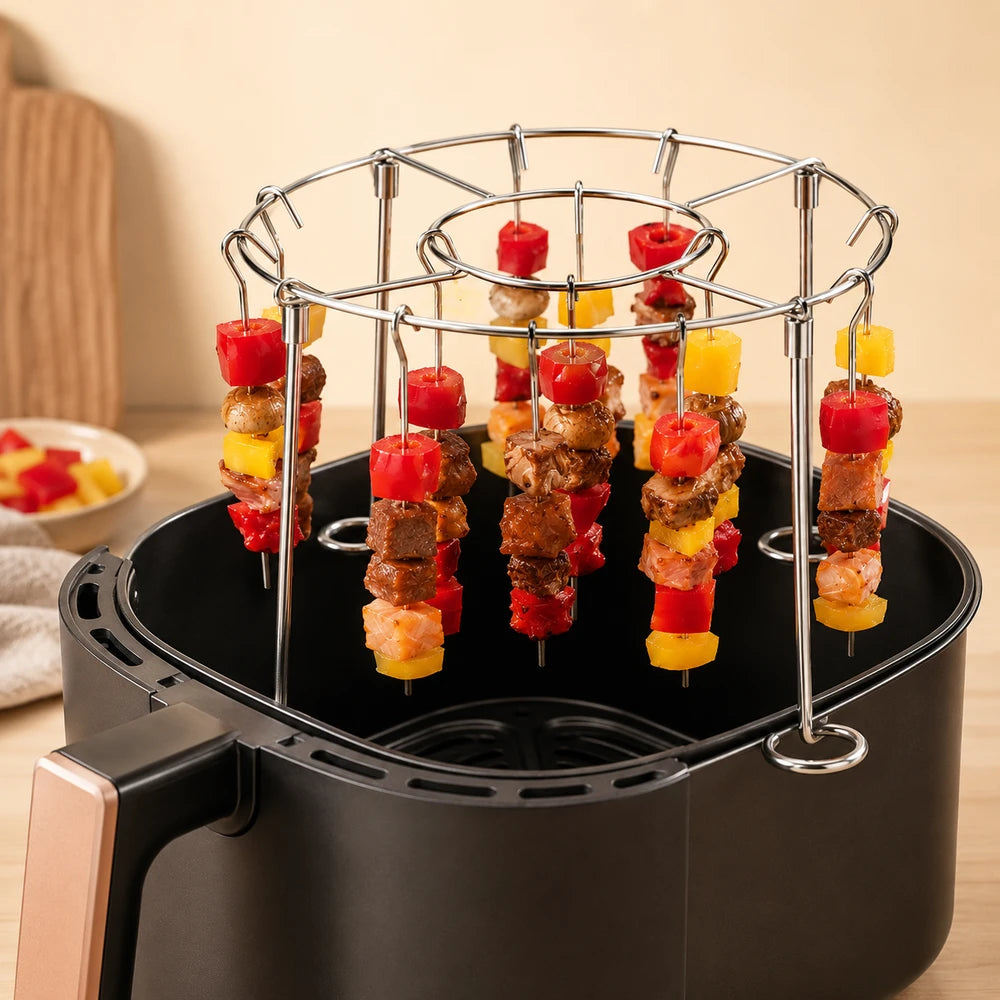 Steel Vertical Grill Skewer Set