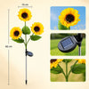 Solar Powered Sunflower Lawn Lamp