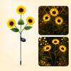 Solar Powered Sunflower Lawn Lamp