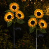 Solar Powered Sunflower Lawn Lamp