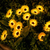 Solar Powered Sunflower Lawn Lamp
