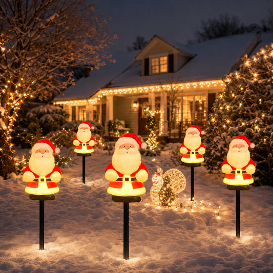 Solar Santa Claus Pathway Lights