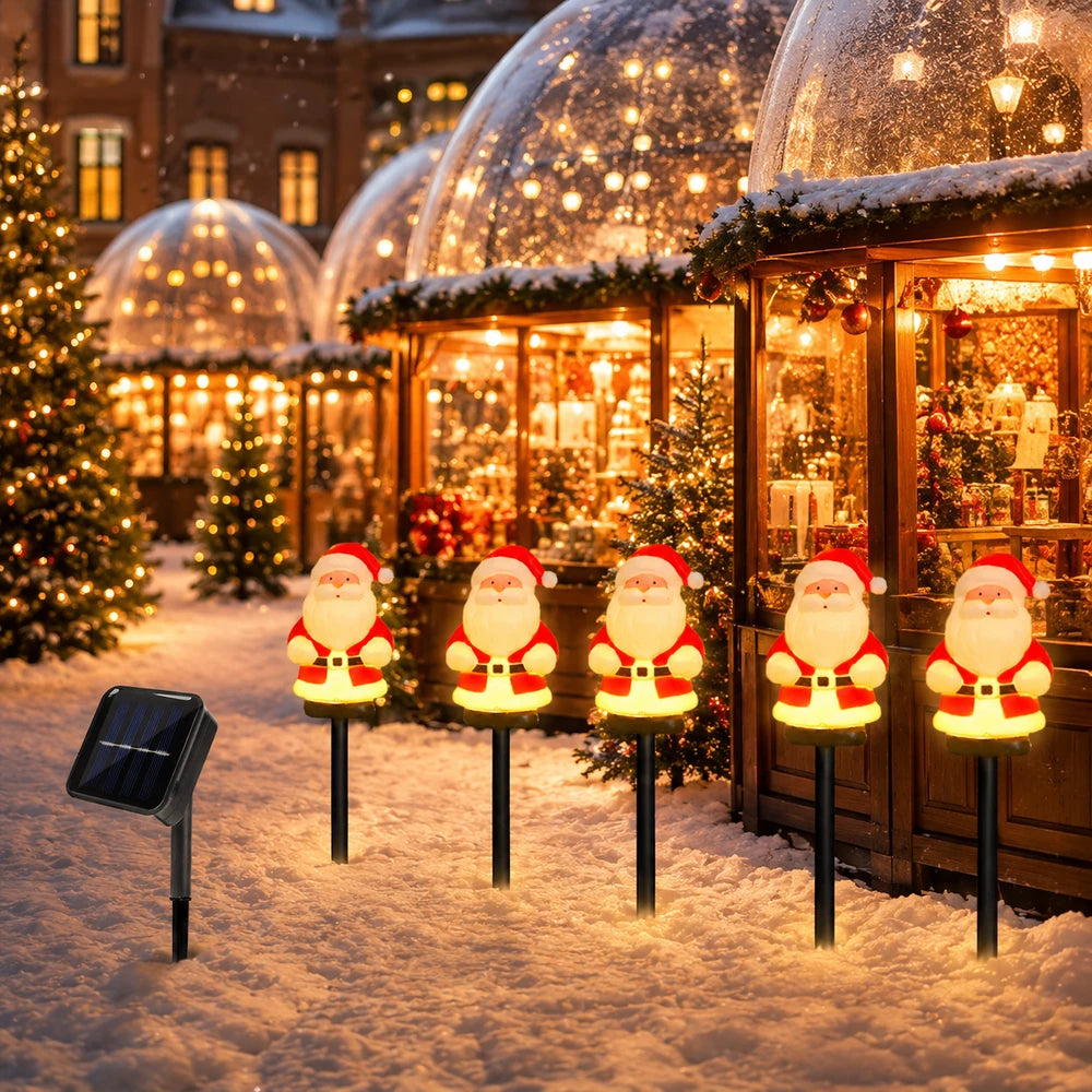 Solar Santa Claus Pathway Lights
