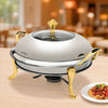 Gold Round Chafing Dish