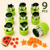 Stainless Steel Cookie and Vegetable Cutting Set