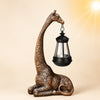 Giraffe Solar Garden Statue