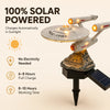 Retro Spaceship Solar Garden Stake