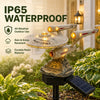 Retro Spaceship Solar Garden Stake